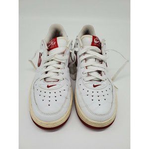 Womens 6.5 Nike Shoes Air Force Ones 2005 Valentines Day White Rose 307109-165